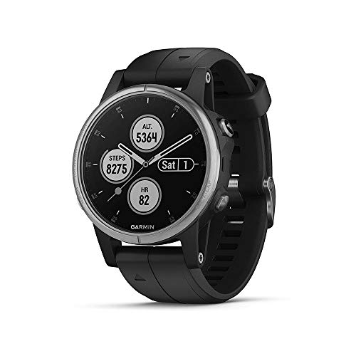 Garmin fēnix 5 Plus Multisport GPS Smartwatch - Black/Silver