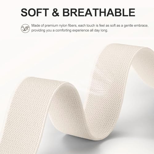 5 Pack Stretchy Watch Bands for Amazfit Bip & GTR Series - Black/Cactus/Starlight/Smoke Violet/Milk Tea