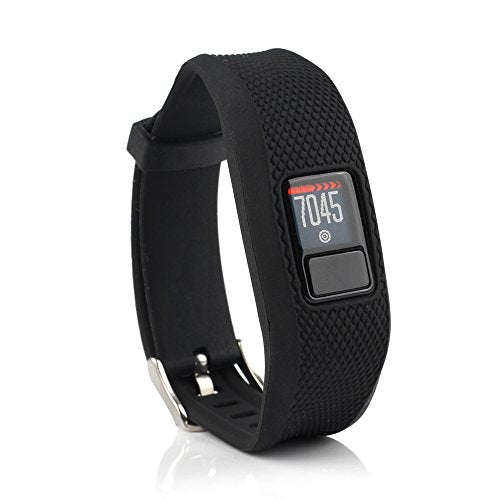 Silicone Replacement Bands for Garmin Vivofit 3 & JR - Black