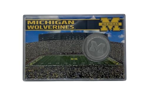 NCAA Michigan Wolverines Stadium Challenge Coin - 4" x 6"
