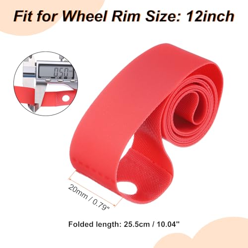 Bicycle Rim Strip - 12" x 20mm Bike Tire Liner Tape - 4pcs