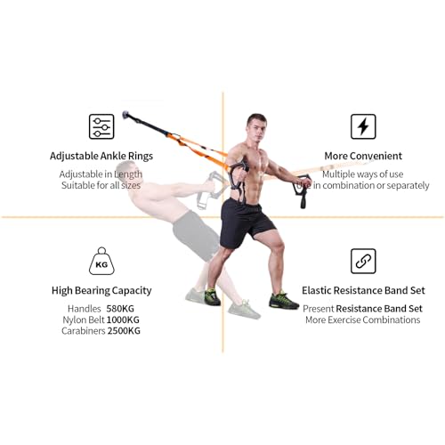 Moulyan Bodyweight Resistance Training Straps,Training straps