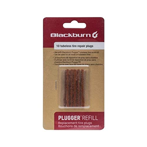 Tubeless Tire Repair Kit - 10 Plugger Refills in Multi-Colour