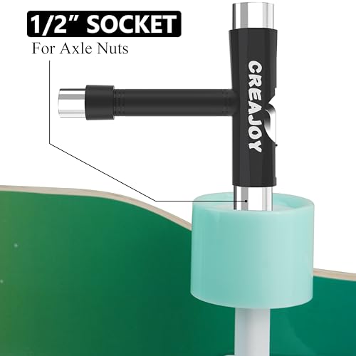 Multi-Functional Portable Skate Tool for Skateboards - Black