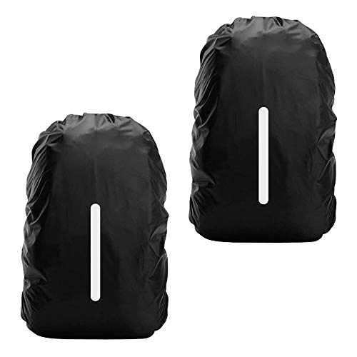 2-Pack Waterproof Backpack Rain Covers for 30-40L Bags