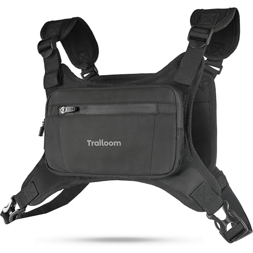 Lightweight Running Chest Pack with Reflective Vest & Water Repellent Design