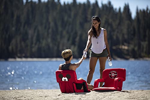Mickey Mouse Portable Stadium Seat - Red Reclining Chair