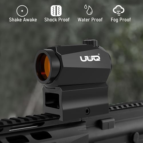 Compact Red Dot Sight with Shake Awake Technology - 2 MOA, IPX7 Waterproof, 11-Level Brightness, Fits 20mm Rail