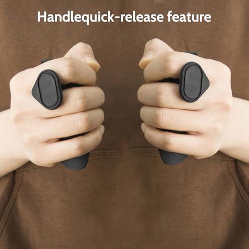 Weight Lifting Grips - Anti-Slip Fingerless Palm Protector - Black
