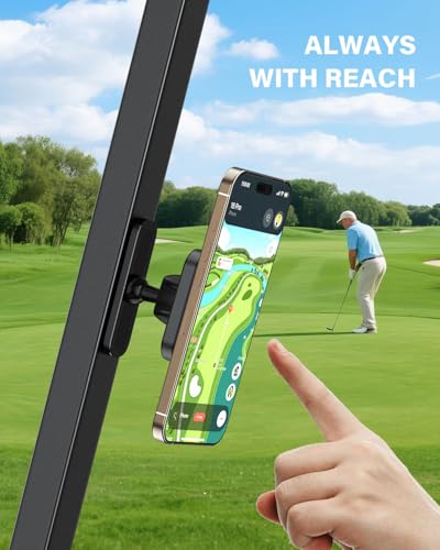 Magnetic Golf Cart Phone Holder - Pro Edition
