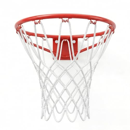Heavy Duty Basketball Net - Weather Resistant 12-Loop Replacement