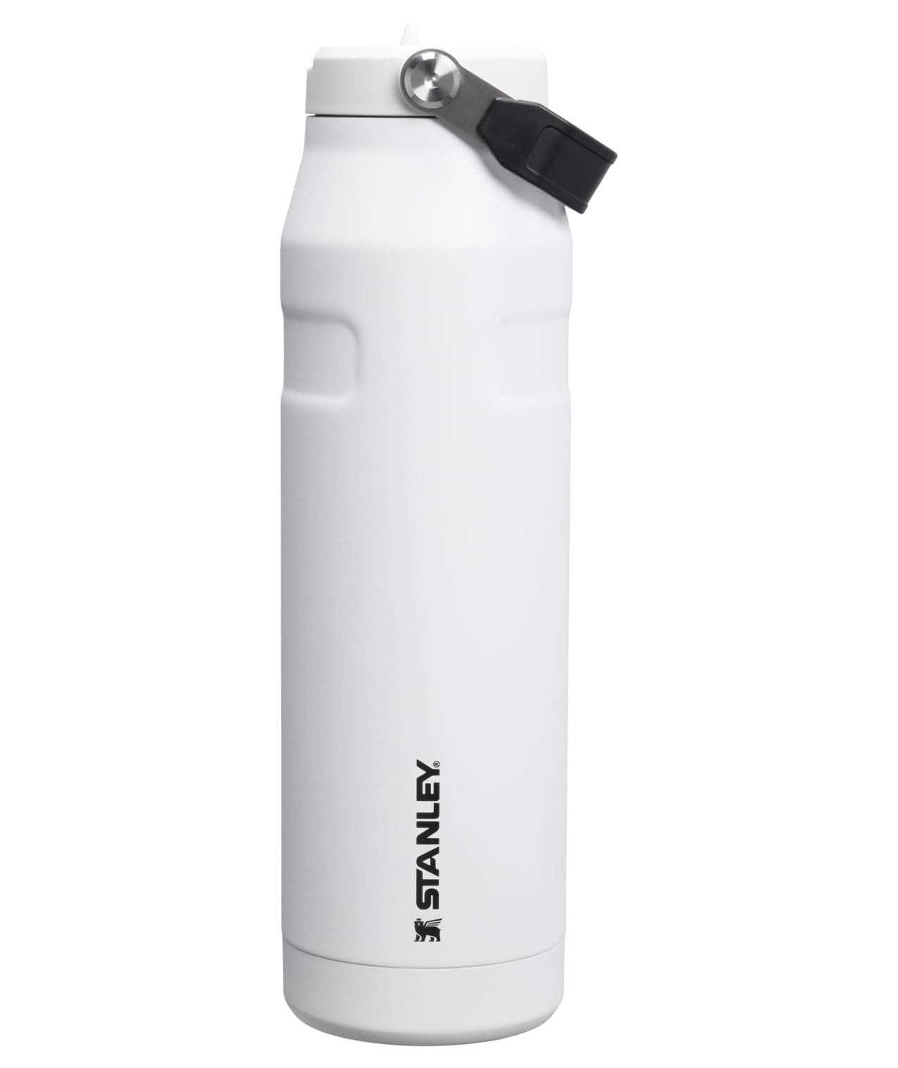 Stanley IceFlow Flip Straw 2.0 Water Bottle 36 OZ | Built-In Straw with Larger Opening | Lightweight & Leak-Resistant | Insulated Stainless Steel | BPA-Free | Chalk