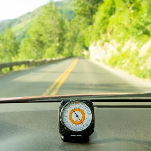 Dashboard Altimeter and Barometer - Accurate Readings up to 15,000 Feet