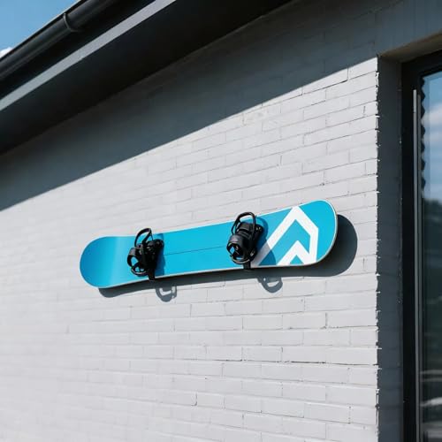 4 Pack Snowboard Wall Mount Clips - Horizontal Skateboard Storage Rack