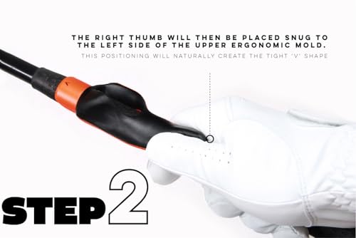 Golf Grip Trainer for Left Handed Golfers - Improve Swing Accuracy