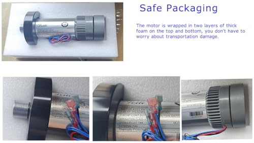 2.80 HP Treadmill DC Drive Motor with Flywheel - Replacement Parts