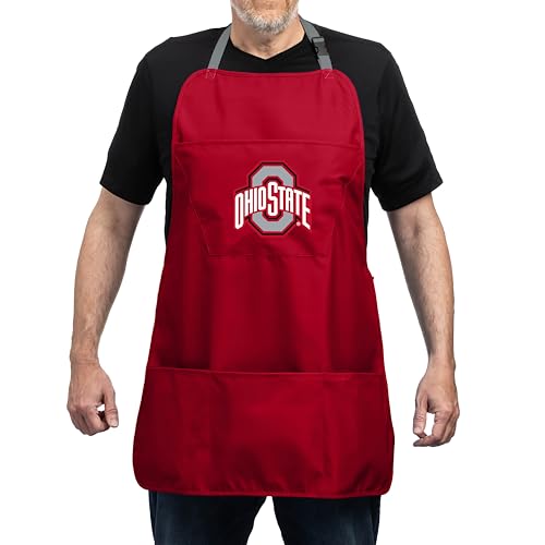 NCAA Cooking Grill Apron for Men & Women - Ohio State University