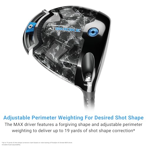 Golf Driver - Callaway Paradym AI Smoke Max, Right-Handed, 10.5°