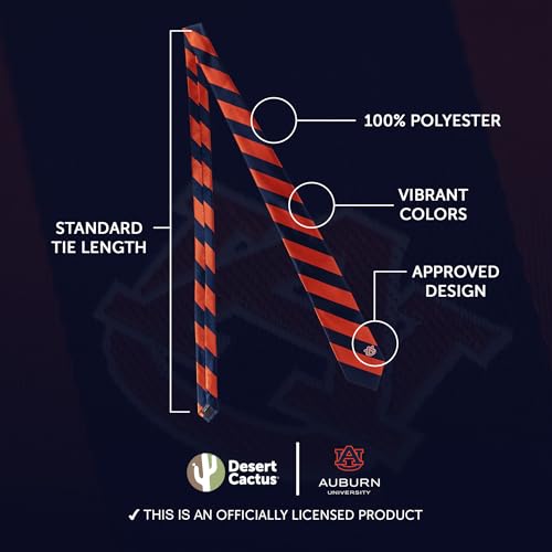 Auburn University Tigers Necktie - Officially Licensed Men's Tie