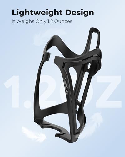 Lightweight Bike Water Bottle Holder - Stable Bicycle Cage for Sports Bottles