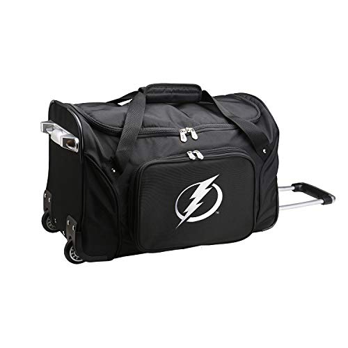 NHL Tampa Bay Lightning Wheeled Duffle Bag - 22" x 12" x 5.5"