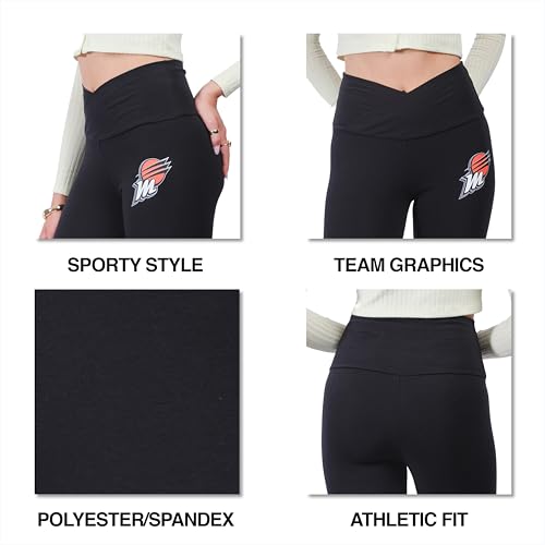 WNBA Women's Super Soft Leggings - Indiana Fever, X-Large, Black