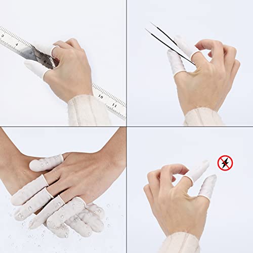 Small Disposable Finger Cots - 300 Pcs Protective Rubber Tips