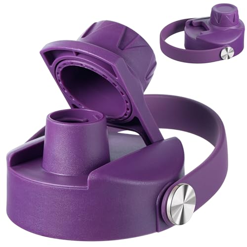 Eggplant Hydro Flask Wide Mouth Replacement Lid with Handle - 32 & 40 oz