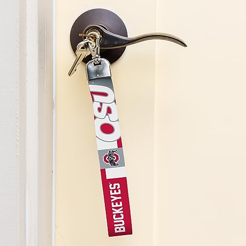 Officially Licensed Sports Team Wrist Lanyard Keychain - 9" x 1"
