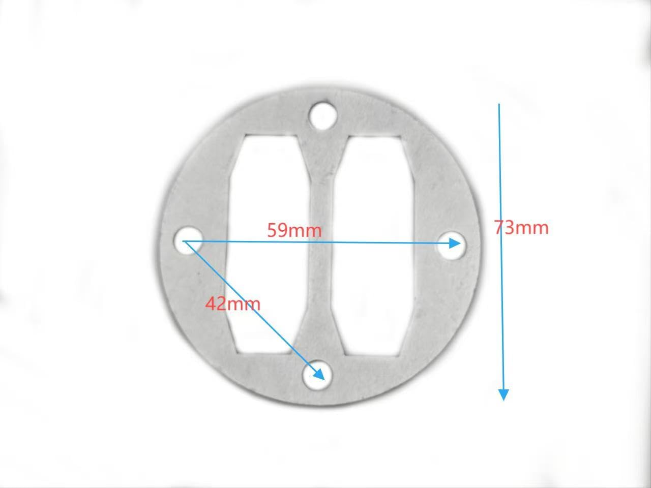 2 Sets Fits For Replacement Central Pneumatic Harbor Freight Air Compressor head head gasket KIT reed valve