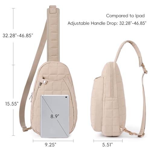 CLUCI Pickleball Bag for Women Quilted Crossbody Sling Bag