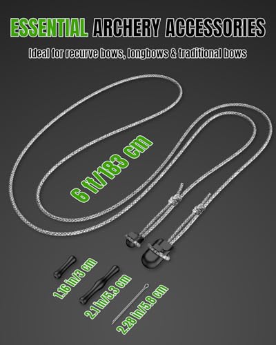 Recurve Bow Stringer Tool - Heavy-Duty Nylon with Finger Guard