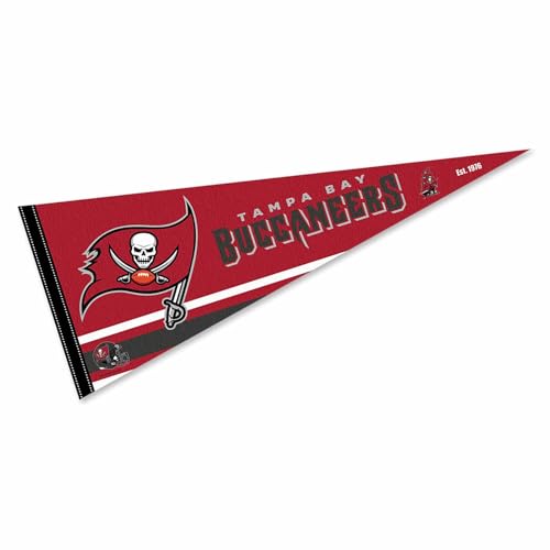 Tampa Bay Buccaneers Pennant Banner Flag - 12x30 Felt