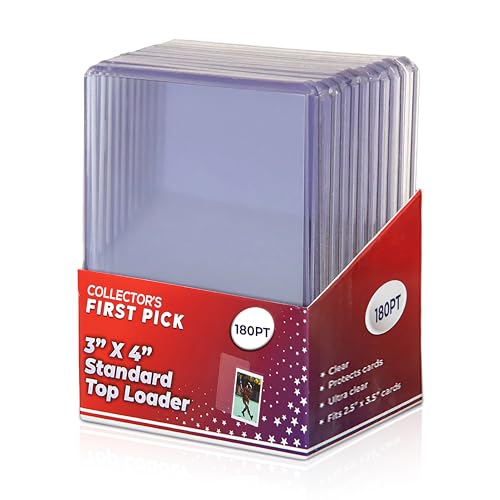 180PT Premium Top Loaders - 10 Pack Ultra Clear Card Protectors