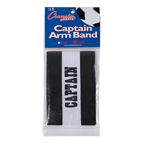 Youth Captain Armband - Elastic Soccer & Football Team Band - Medium