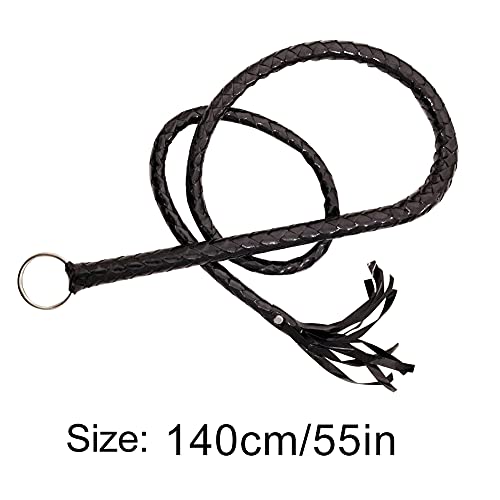 CALIDAKA 55in Riding Crop Whip for Horse Riding Sport – PU Leather Easy Grip