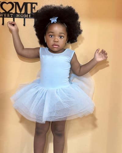 Stelle Girl Ballet Leotard with Tutu Skirt - 4-5T Blue Dance Costume