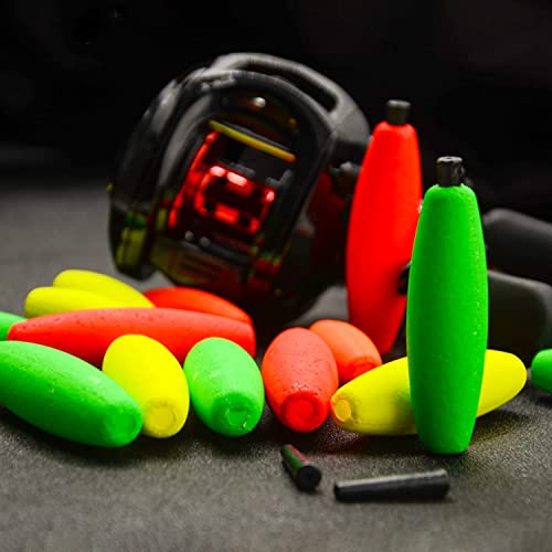 Peg Floats for Catfish & Crappie - 1.5in, 8-Pack Fishing Corks