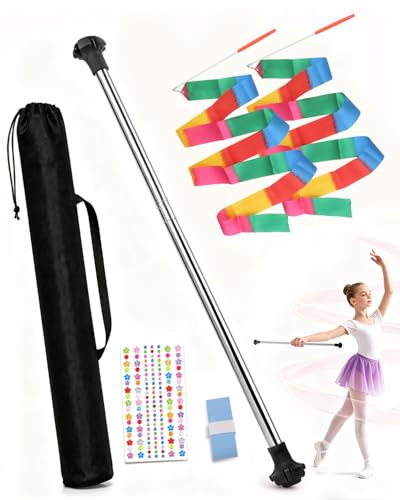 27-Inch Twirling Baton - Stainless Steel Majorette Baton Set