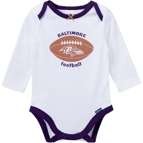 NFL Baby Girls 3-Piece Outfit Set - Ravens 3-6 Months