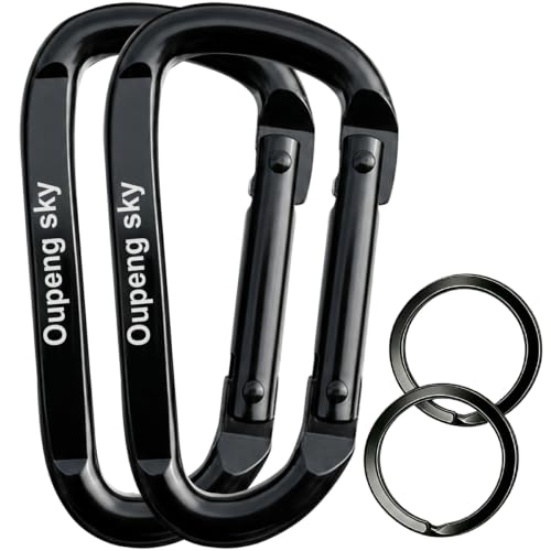3" Heavy Duty Carabiner Clip - 855lbs for Camping & Hiking