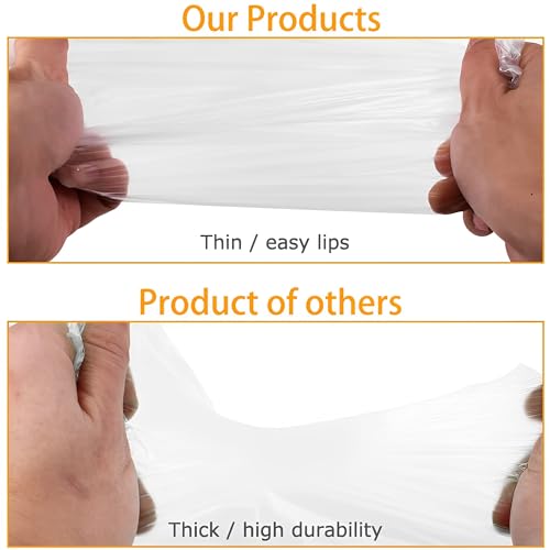 Disposable Rain Ponchos for Adults - Clear Family Pack (5 Count)
