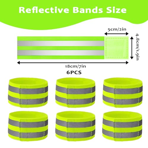High Visibility Reflective Bands for Strollers - 6 Pack