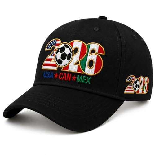 Adjustable Embroidered Trucker Hat for Soccer Supporters