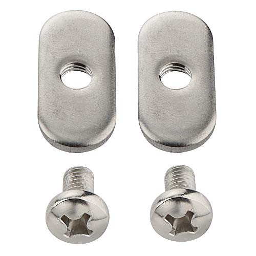 Kayak Rail Mounting Kit - 4 Pcs Stainless Steel Screws & Nuts - One Size
