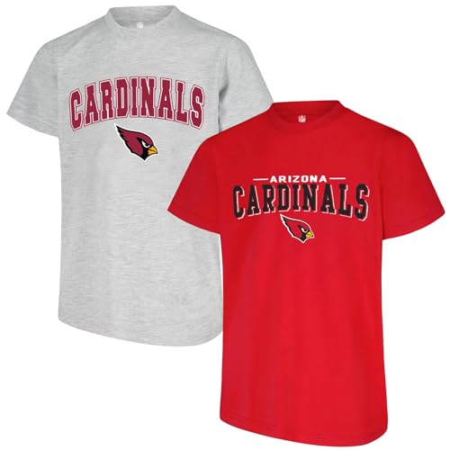 NFL Kids Youth Boys 4-18 Team Color T-Shirt 2-Pack Set