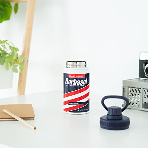 Jurassic Park Barbasol 13oz Water Bottle - Grupo Erik Stainless Steel Travel Bottle