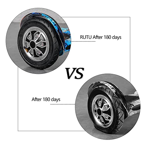 RUTU 10x2 Inch Scooter Inner Tube - Butyl Rubber with TR87 Valve, 2 Pack