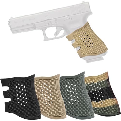 Tactical Rubber Grip Sleeve for Glock - 4 Pcs Camo Colors