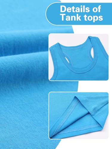 Cotton Sleeveless Tank Top for Kids - 2-3T Blue